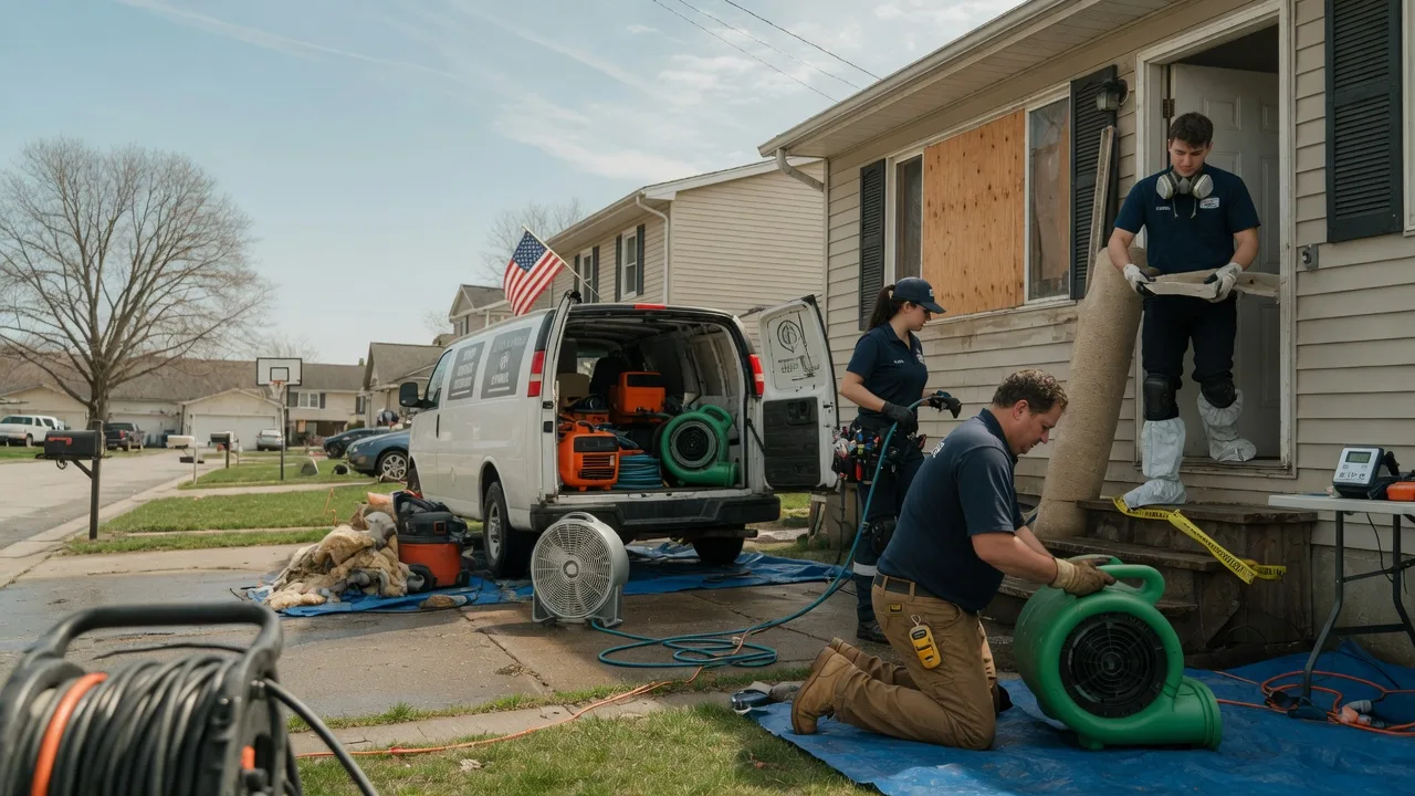 Water Damage Restoration in Rankin, IL near me